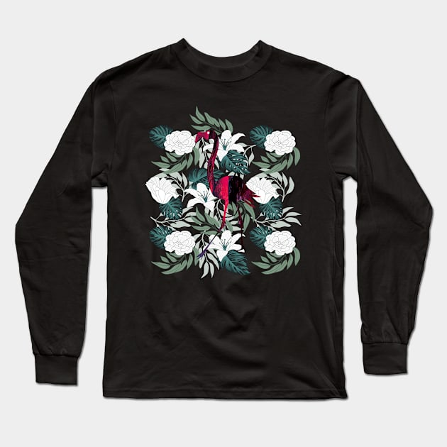 Flamingos flamingo Long Sleeve T-Shirt by Johnny_Sk3tch